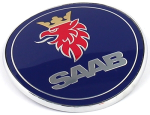Tagumine embleem SAAB 9-3 sedaan 68mm