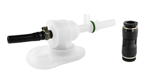 Ejector unit with filter