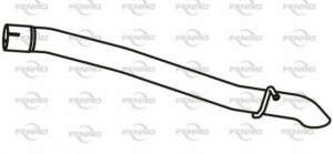 Rear pipe