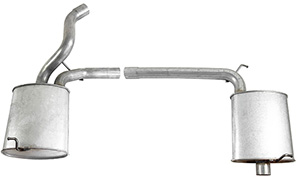 Exhaust muffler rear kit