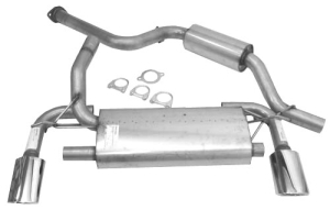 Stainless exhaust sport system