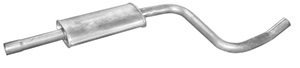 Exhaust muffler middle