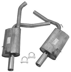 Stainless exhaust sport system