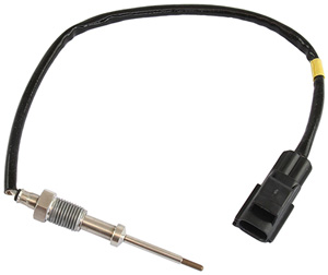 Sensor exhaust temperature