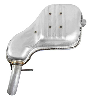 Rear muffler