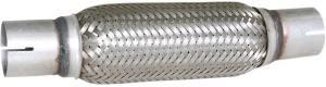 Flexible steel pipe interlock with sleeve