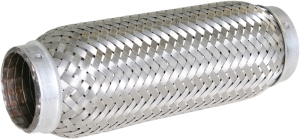 Flexible steel pipe interlock