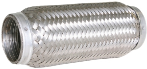 Flexible steel pipe interlock