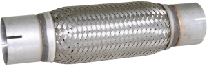Flexible steel pipe interlock with sleeve
