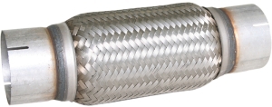 Flexible steel pipe interlock with sleeve