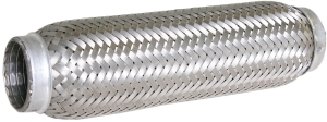 Flexible steel pipe interlock