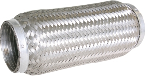Flexible steel pipe interlock