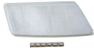 Headlamp glass right