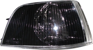 Corner lamp black rim right
