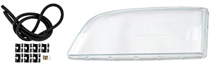 Headlamp glass left