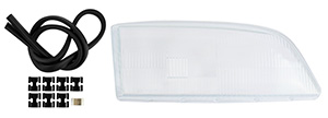 Headlamp glass USA right