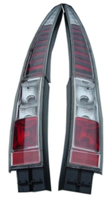 Tail lamp black set 4pcs L&R