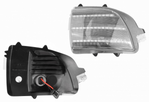 LED Mirror turn signal Clear lens Dynamic 1 pair