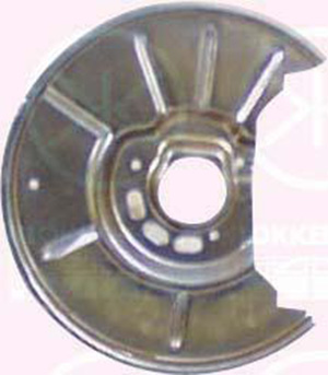 Brake dust shield front left