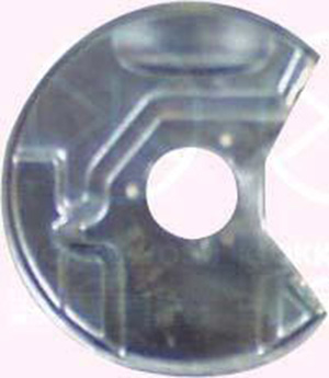 Brake dust shield front left
