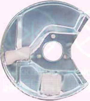Brake dust shield front left