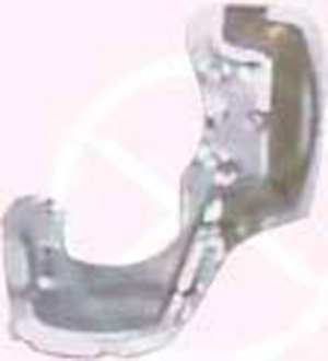 Brake dust shield front left