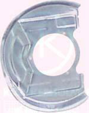 Brake dust shield front