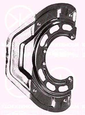 Brake dust shield front