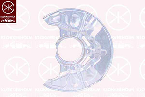 Brake dust shield front right