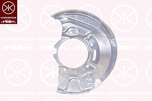 Brake dust shield front left