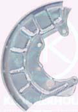 Brake dust shield front left