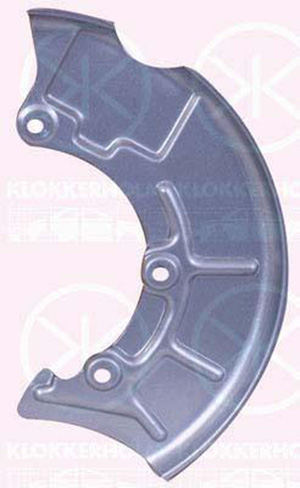 Brake dust shield front left