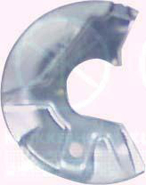 Brake dust shield front right