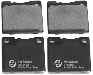 Brake pads rear