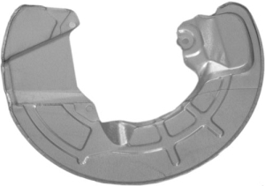 Brake dust shield front left