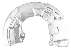 Brake dust shield front right