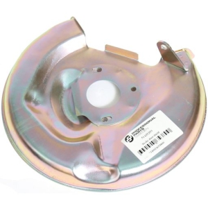 Brake dust shield front left