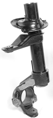 Shock absorber leg front left