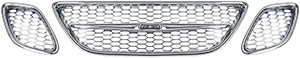 Grille styling chrome
