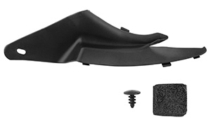 Drip rail moulding front left