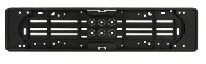 POLYPROPYLENE REAR PLATE HOLDER BLACK
