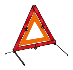 Warning triangle spider base