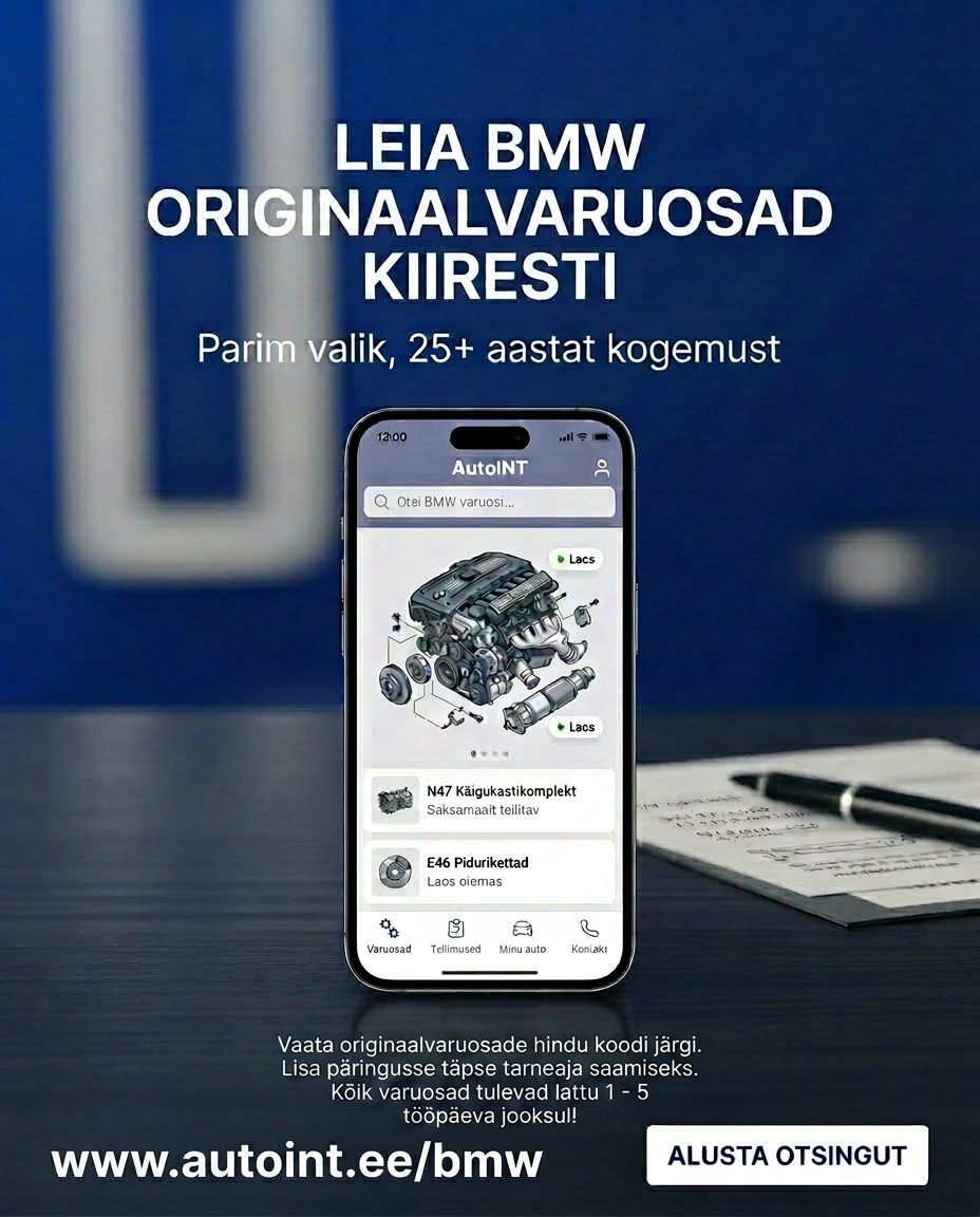 bmw originaal varuosade otsing
